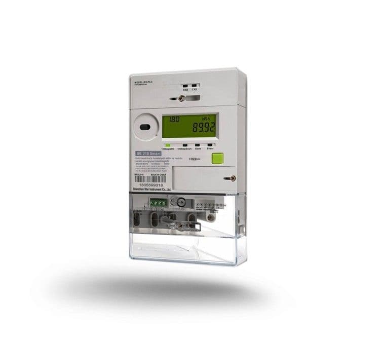счётчик электроэнергии однофазный | SE210 SMART | 220V 5-100a | Aktiv-reaktiv - 1