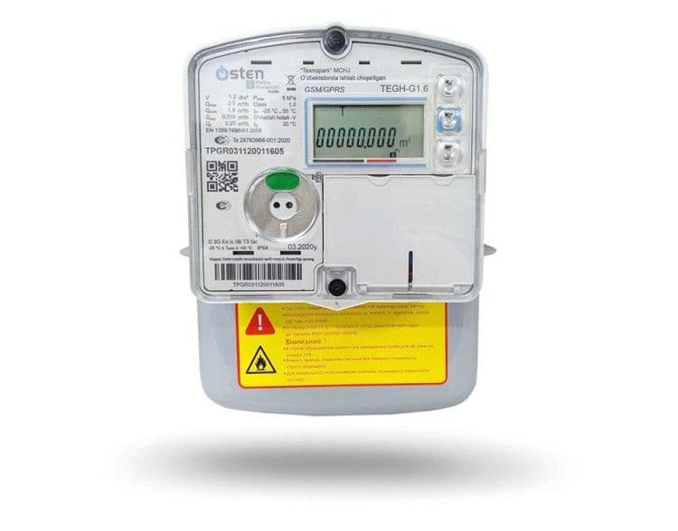Osten G1,6 механический счётчик газа | + модем, сим-карта, клапан, сертификат - 1