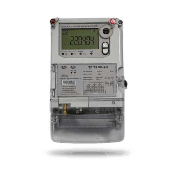 трёхфазный счётчик электроэнергии | TE73 SG-1-3 | 380V 5 - 10A | GSM модем - 1