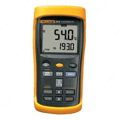 Fluke 54 II B — двухканальный цифровой термометр с регистрацией измерений - 1