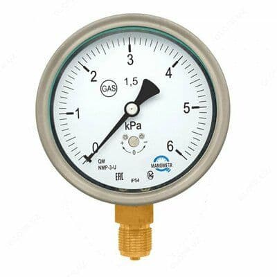 Тягонапоромер, напоромер, манометр низкого давления МП-3-У 25 kPa - 1