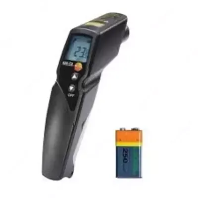 Testo 830-T2 комплект — инфракрасный термометр с 2-х точечным лазерным целеуказателем (с кожаным чехлом и зондом температуры) - 1